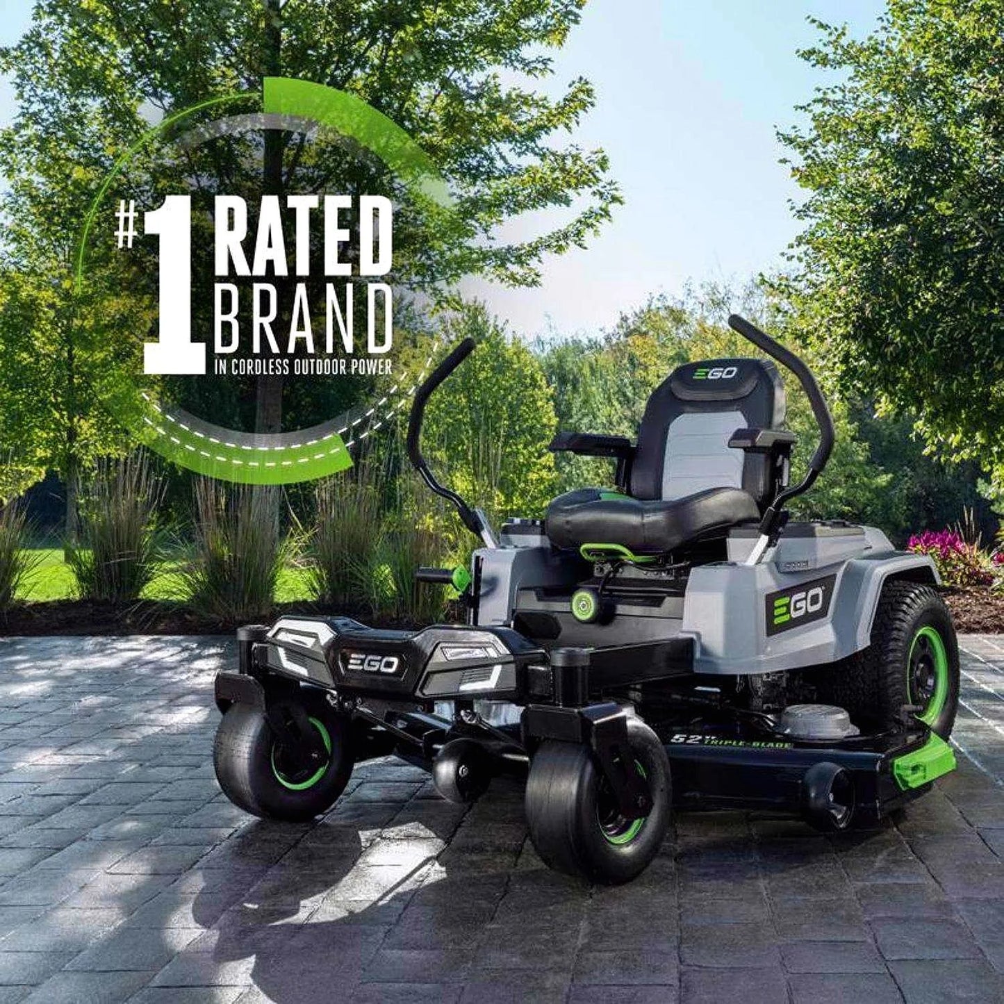 EGO Power+ Z6 ZT5207L 52-Inch 56V Battery Zero Turn Riding Mower Kit with Six 12.0 Ah Batteries