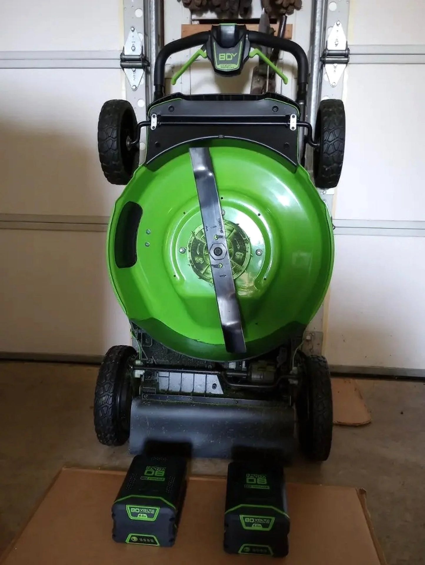 Greenworks 80V 21-Inch Cordless Self-Propelled Lawn Mower with 4.0Ah Battery &amp; Charger