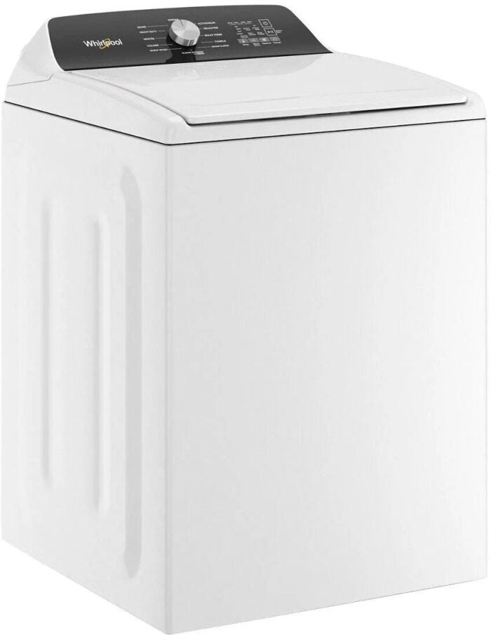 Whirlpool 4.5 Cu. Ft. Top Load Washer – Built-In Water Faucet, High-Efficiency Cleaning, White Finish