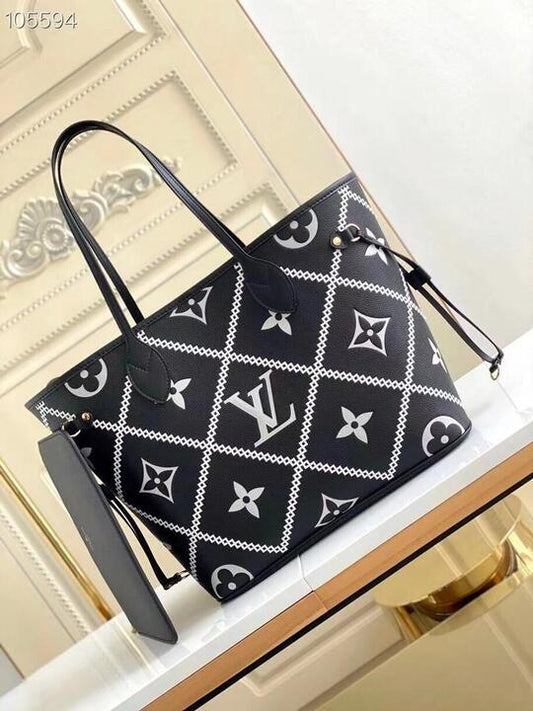 Louis Vuitton Neverfull MM M46040 31cm Black