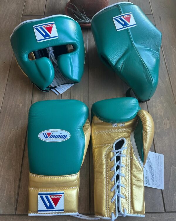 Winning Boxing Sets by GlovesMate USA, Winning Head & Groin, Customizable boxing set