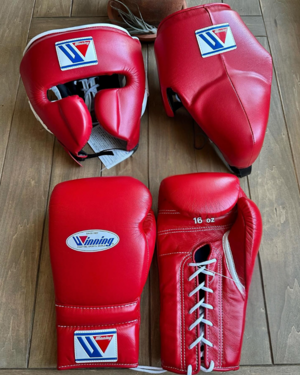 Winning Boxing Sets by GlovesMate USA, Winning Head & Groin, Customizable boxing set