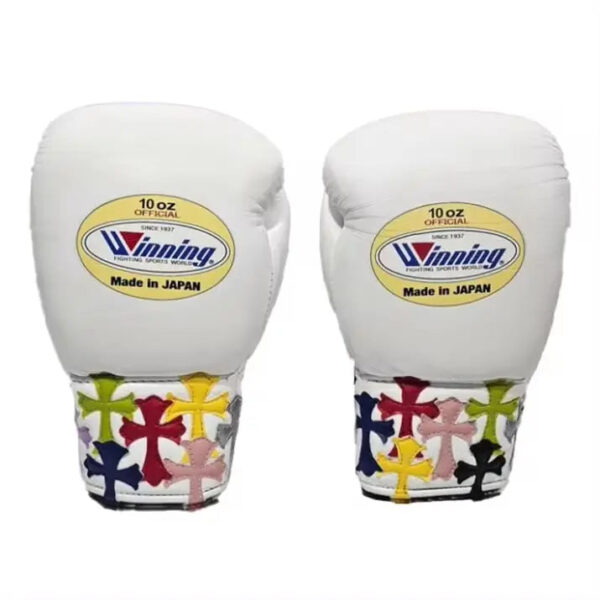 Winning boxing gloves by GlovesMate USA,  WHITE christmas gift for mens Thanksgiving gifts for him