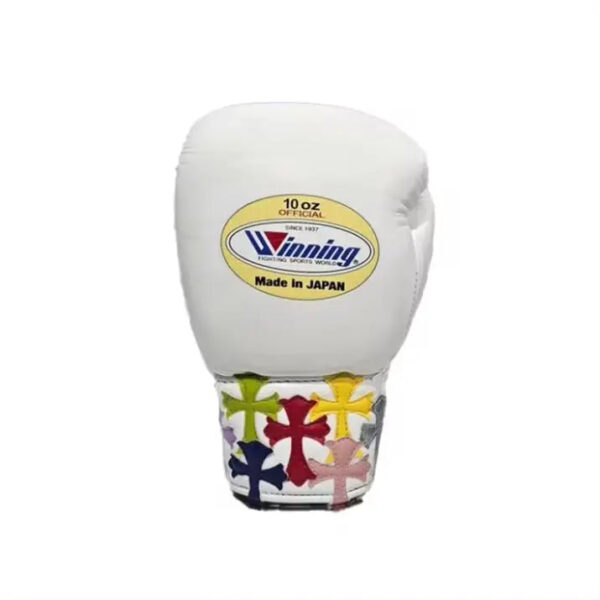Winning boxing gloves by GlovesMate USA,  WHITE christmas gift for mens Thanksgiving gifts for him - Image 3