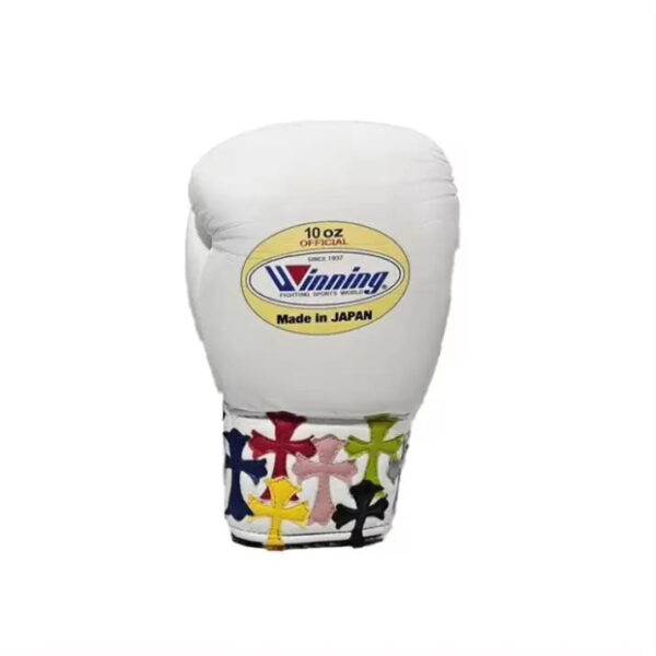 Winning boxing gloves by GlovesMate USA,  WHITE christmas gift for mens Thanksgiving gifts for him - Image 4