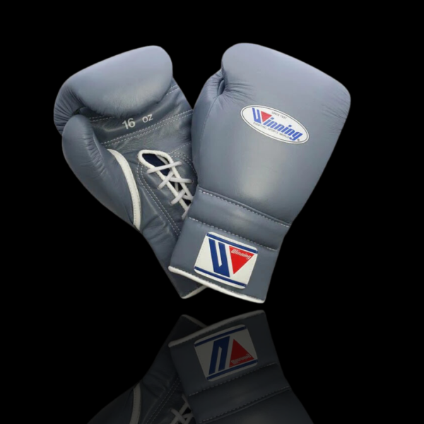 Winning Customizable boxing glove by GlovesMate USA, GRAY boxing gloves, High Quality COPIES of Branded Gloves, BLACK Birthday gift for Friends,