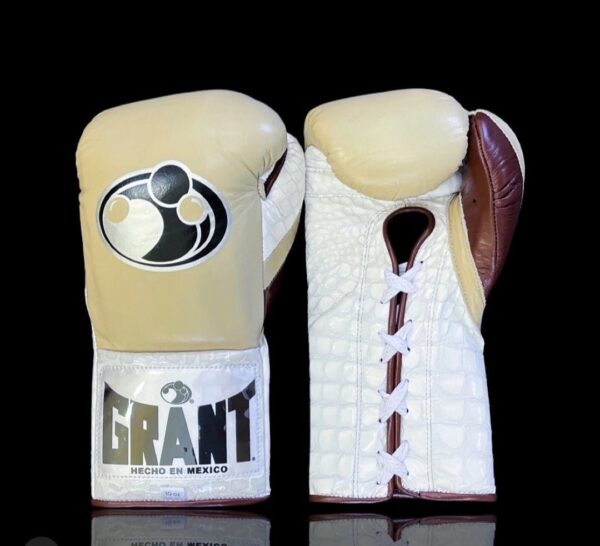 Grant Boxing Gloves- Beige- GB0
