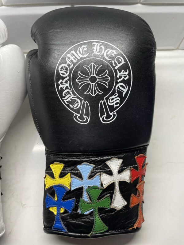Winning Customizable boxing glove by GlovesMate USA, High Quality COPIES of Branded Gloves, BLACK Birthday gift for Friends, - Image 5