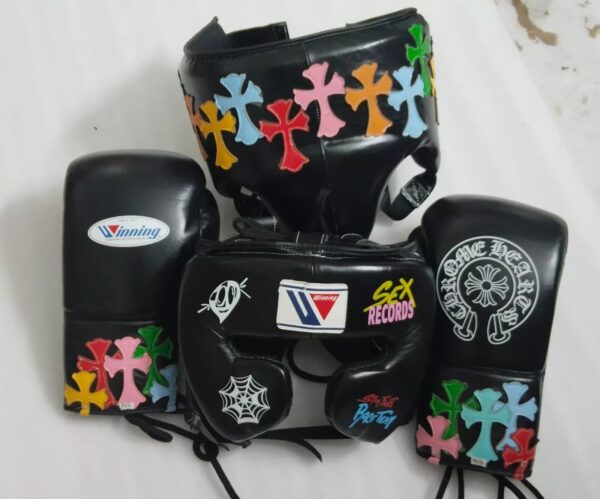 Winning Boxing Sets by GlovesMate USA, Winning Head & Groin, Customizable boxing set