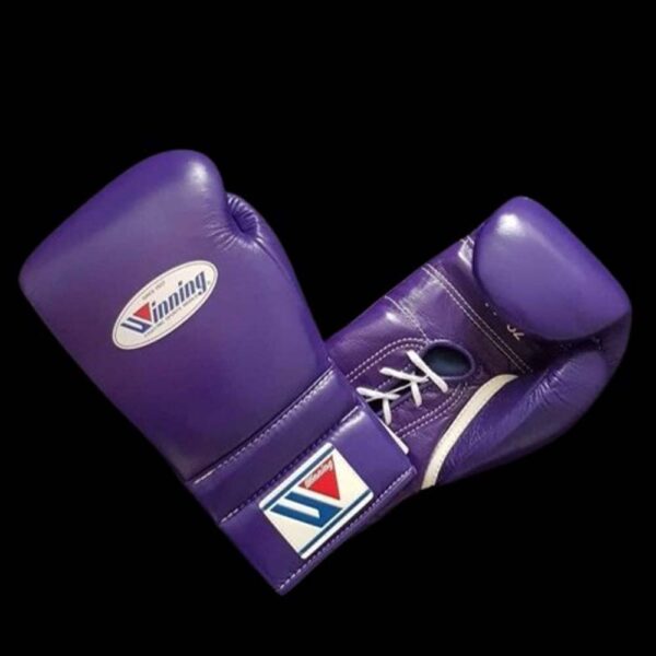 Winning Customizable boxing glove by GlovesMate USA, PURPLE boxing gloves,