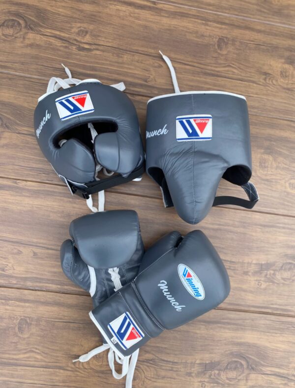 Winning Boxing Sets by GlovesMate USA, Winning Head & Groin, Customizable boxing set