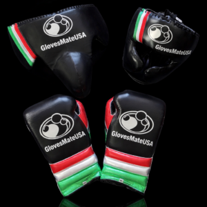Glovesmateusa Boxing Set | Black/Pink/White/Green