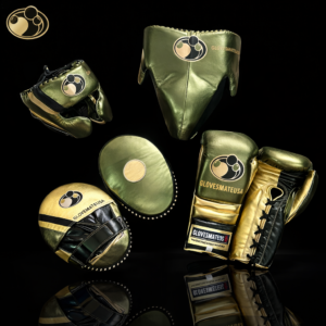 Glovesmateusa Boxing Set | Green/Gold/Black