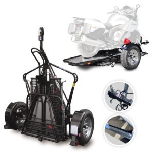 Single Ride-Up SRL Stand-Up Motorcycle Trailer