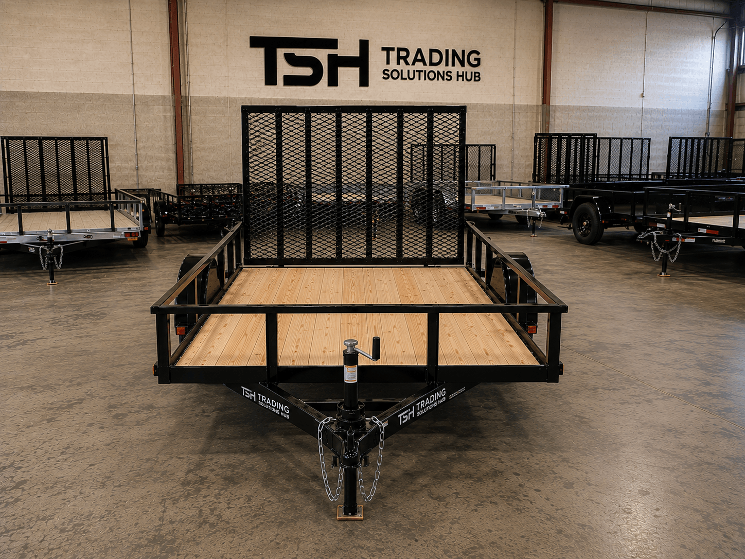 6×10 Utility Trailer with Wood Floor, LED Lights & Single Axle - Image 5