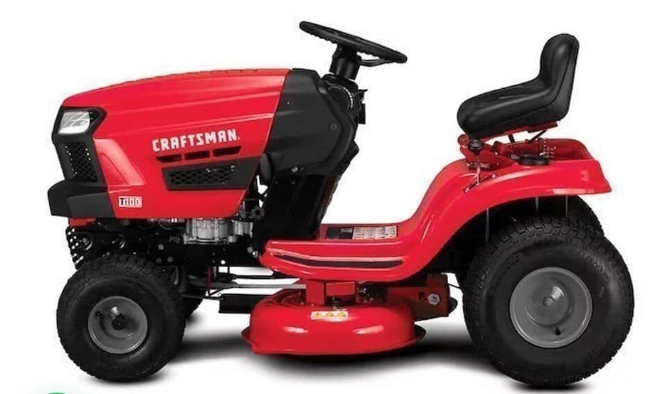 CRAFTSMAN T100 36-Inch Riding Lawn Mower – 11.5 HP Gas Engine - Image 2
