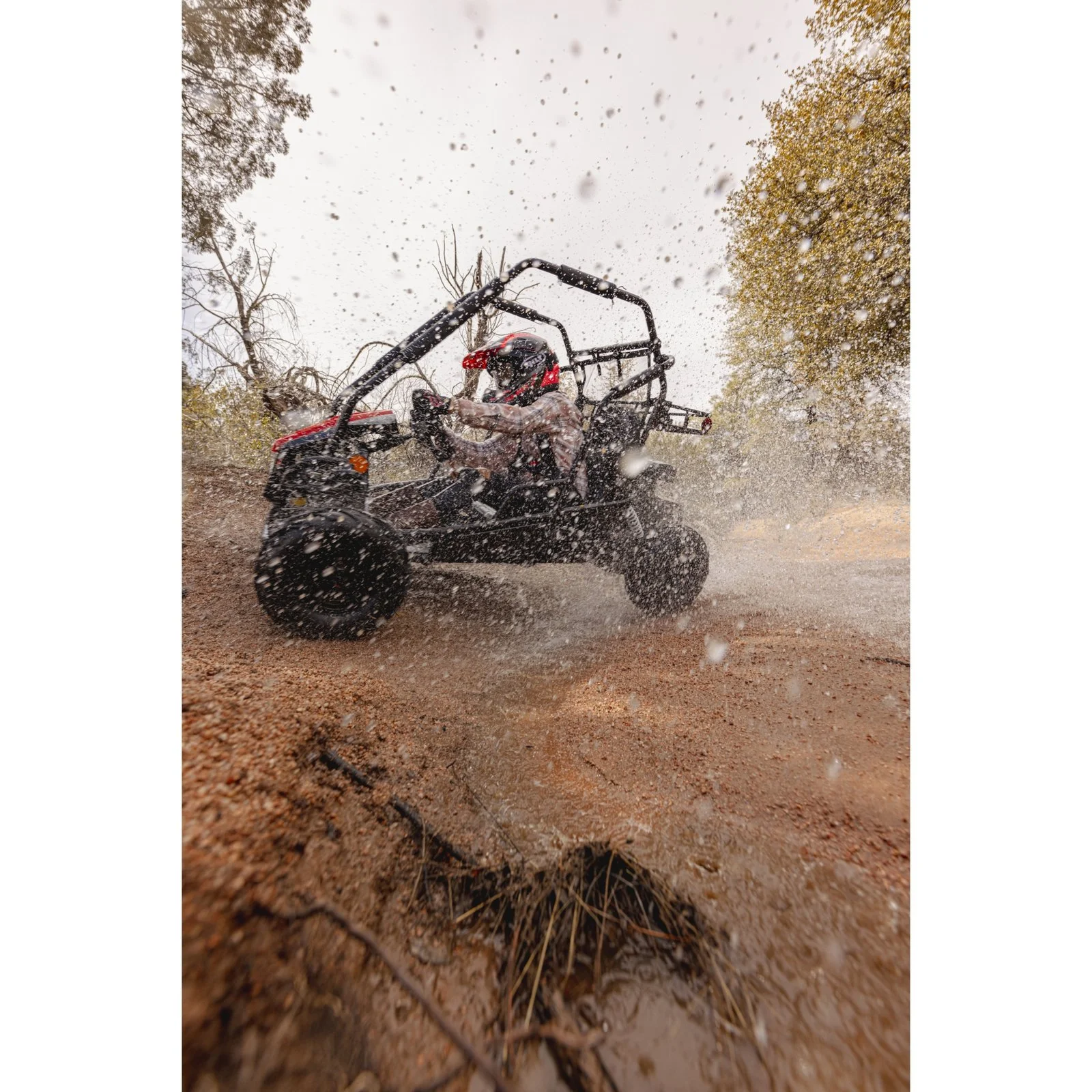 Coleman Powersports GK200 196cc Gas Go-Kart – Dual Seat Off-Road Kart - Image 2