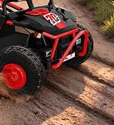 36V Kids Ride On UTV, 2-Seater 500W Electric Car for Kids 6+, 5-8 MPH Speed, 14