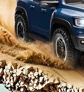 24V Ride on Toys for Big Kids, Licensed RAM 1500 RHO Electric Car for Kids w/Remote Control, Ride...
