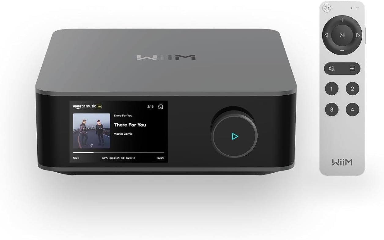 WiiM Amp Ultra 100W Streaming Amplifier with Voice Remote