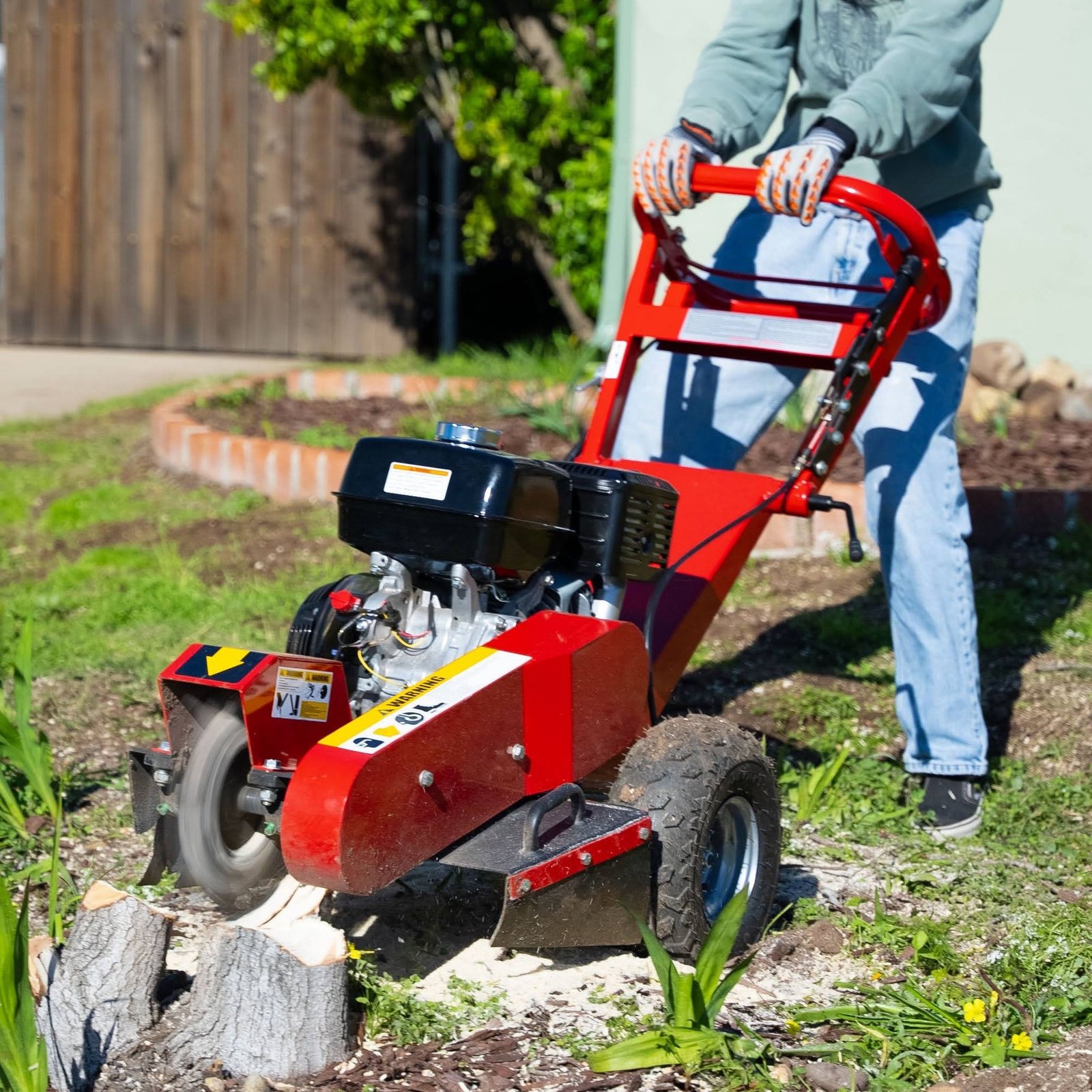 Stump Grinder with 12" Blades 13HP Honda GX390 Off-Road Tree Stump Removal - Image 2