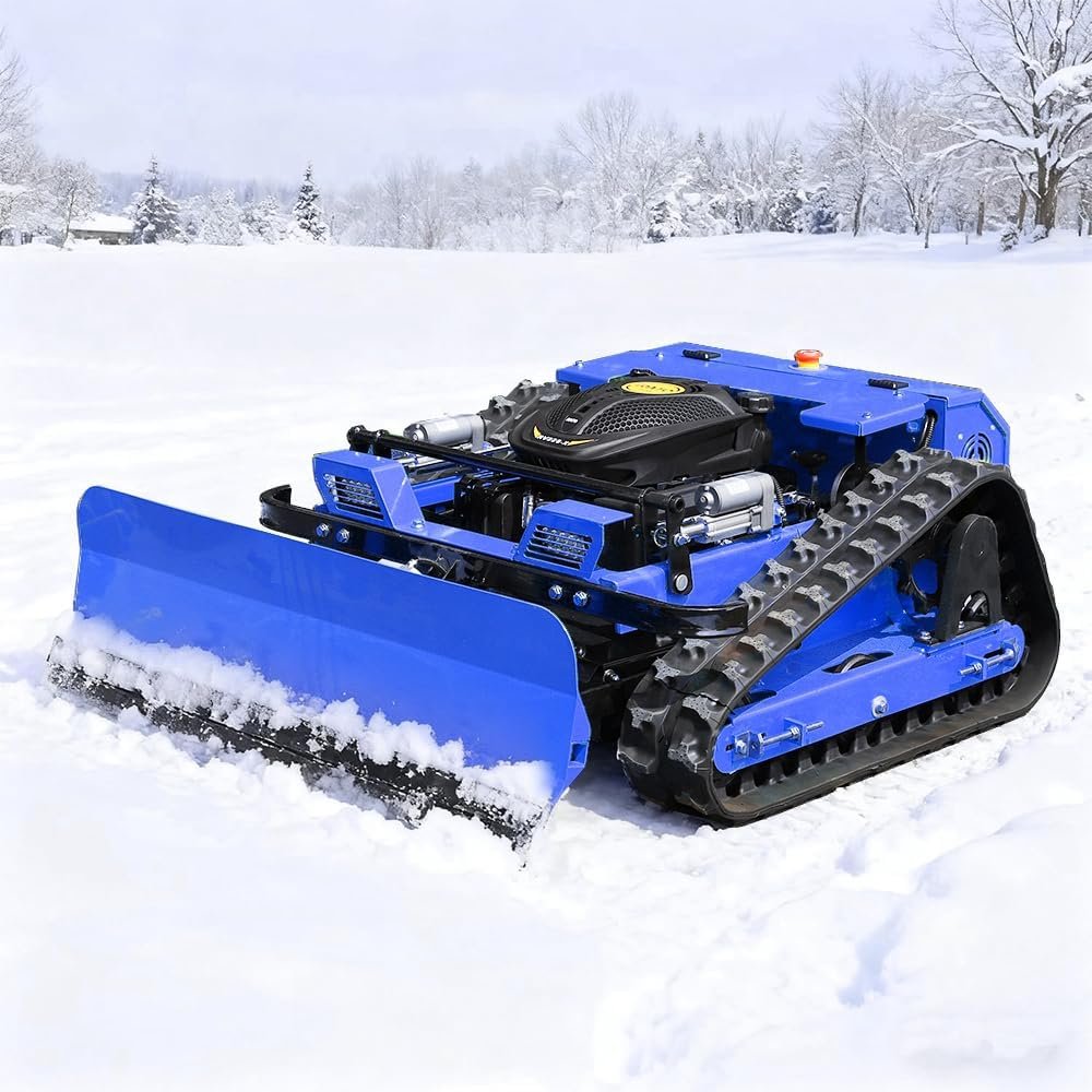 Remote-Controlled All-Terrain Lawn Mower – 45° Slope Climbing, Tracked Gas-Electric Hybrid - Image 10