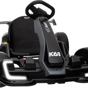 KerryYoo K61 Electric Drift Go Kart for Kids – Gray