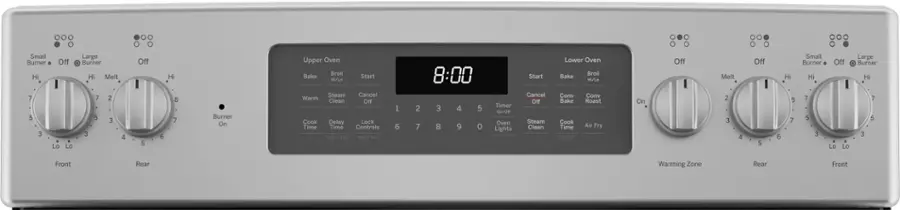 Whirlpool 6.7 Cu. Ft. Electric Double Oven Range – True Convection, Stainless Steel - Image 4