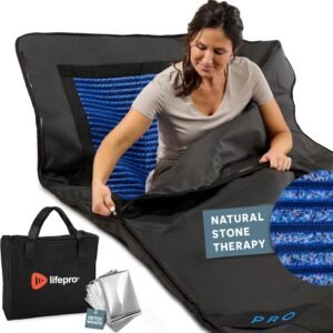 Lifepro RejuvaWrap Infrared Sauna Blanket — Portable Sauna Bag with 9 Temp Levels Low EMF Far Infrared Heating — At Home Full Body Rejuvenation & Relaxation