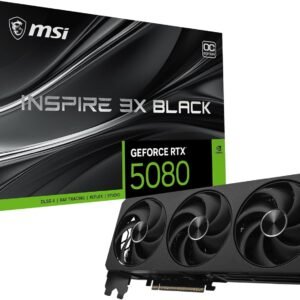 MSI GeForce RTX 5080 Inspire 3X OC 16GB Graphics Card