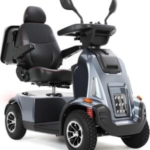 Ecomobi All-Terrain Heavy-Duty Mobility Scooter – 1000W Motor, 550 lb Capacity, 32-Mile Range
