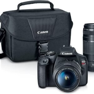 Canon EOS Rebel T7 DSLR Camera Double Zoom Lens Kit