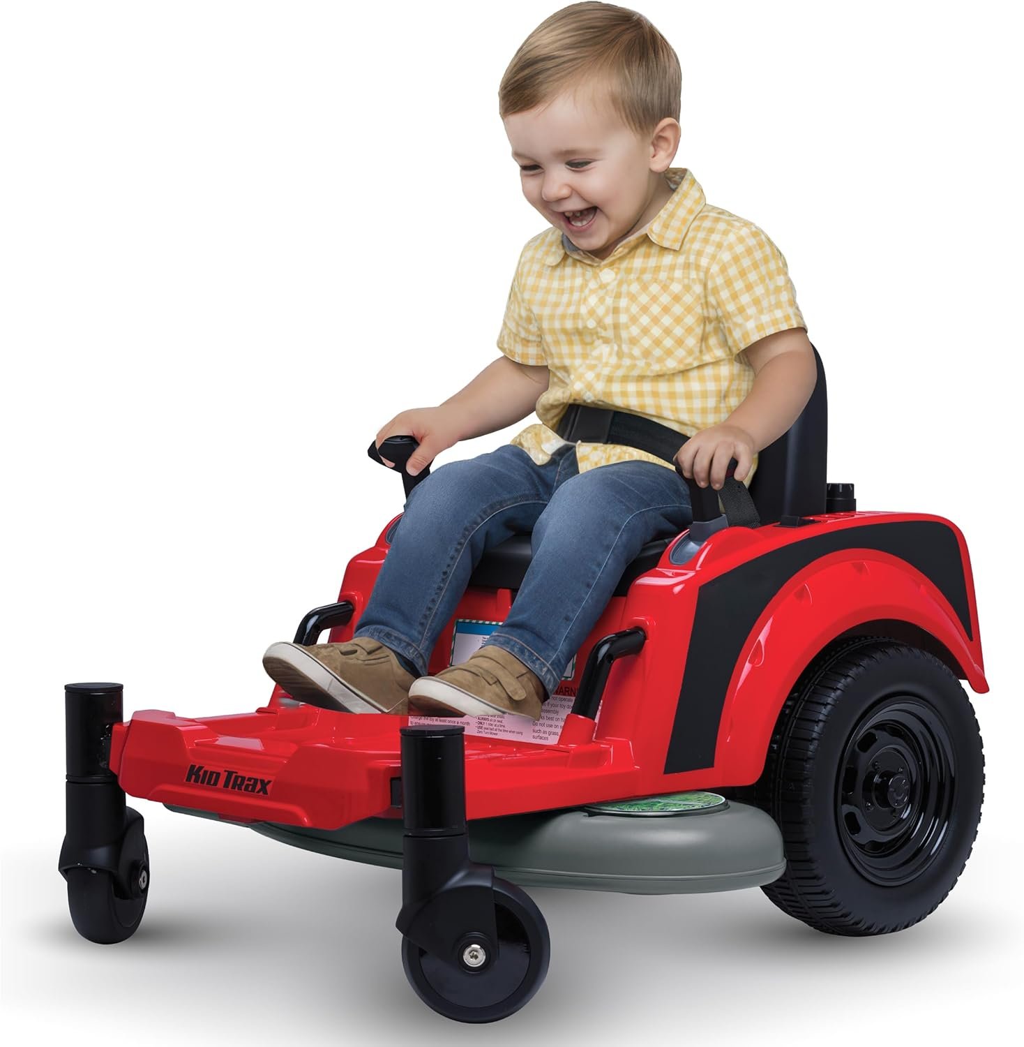 Kid Trax 12V Zero Turn Riding Lawn Mower Tractor for Kids - Image 9
