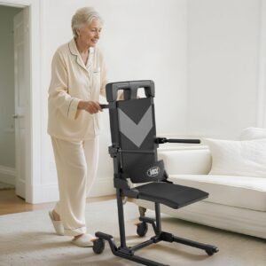 VOCIC AX35 Electric Floor Lift Chair with Wheels, 350 lbs
