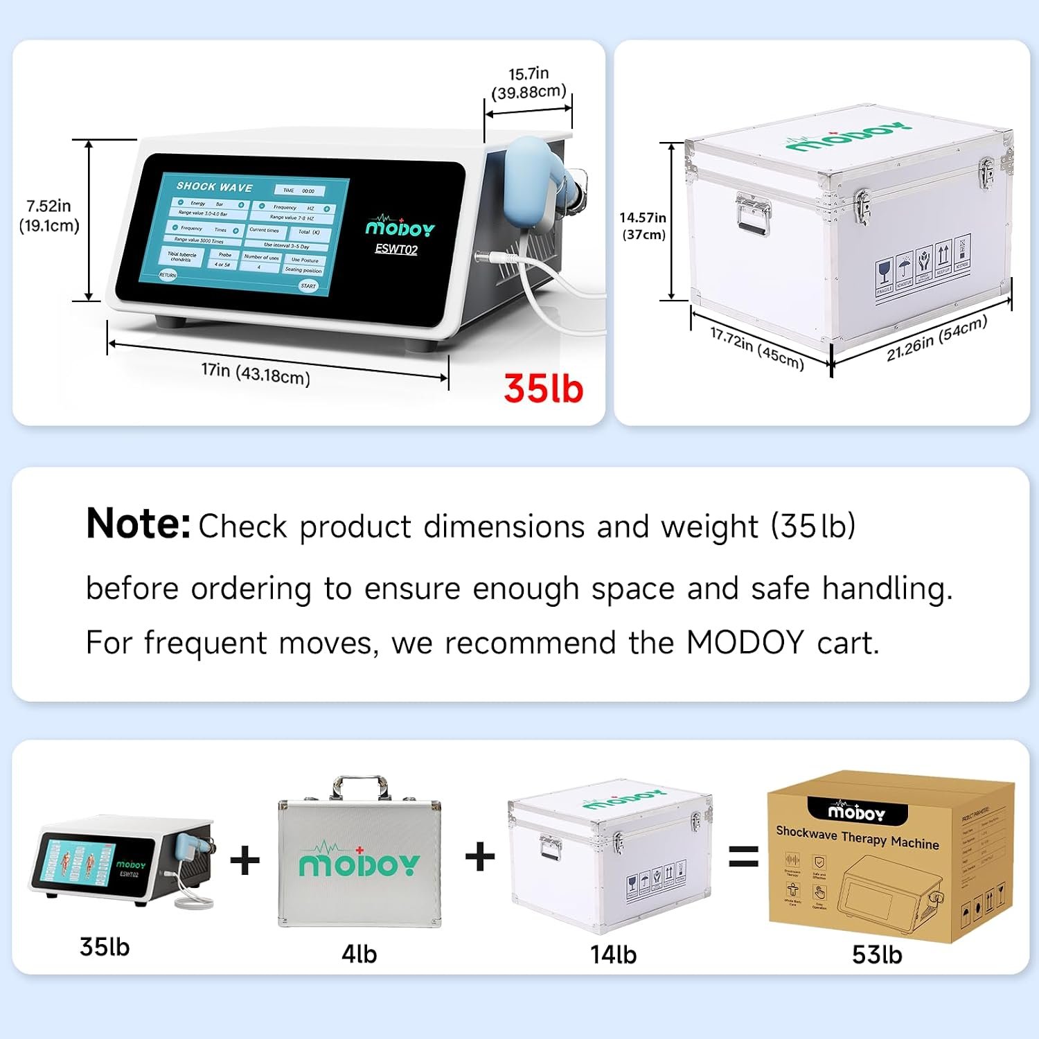 ESWT02 Shockwave Therapy Machine for Home & Clinical Use - Image 7