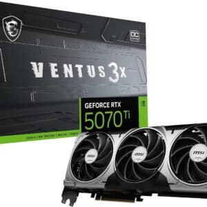 MSI GeForce RTX 5070 Ti Ventus 3X OC 16GB GDDR7 Graphics Card