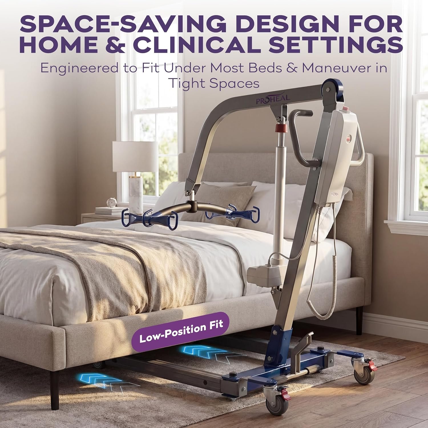 ProHeal Electric Full Body Patient Lift, 500 lbs - Image 9