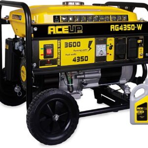 Aceup Energy Portable Generator 4500 Watt Gas Powered Equipment with Wheel Kit & Oil, 4000W Generator EPA & CARB Compliant