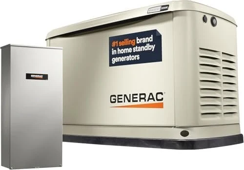 Generac Guardian 22kW Home Standby Generator with 200-Amp Transfer Switch, Aluminum Enclosure & WiFi Monitoring