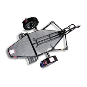 Stand-Up Single Motorcycle Trailer – 1-Bike Motorcycle Tow Hauler