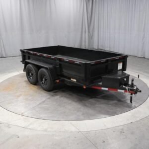 6×12 Heavy-Duty Dump Trailer – Dual Axle, 12,000 lb Capacity for Construction & Landscaping