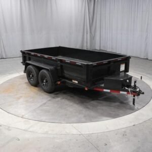 6×12 Dual-Axle Dump Trailer – 12,000 lb Heavy-Duty Hauler for Construction & Landscaping