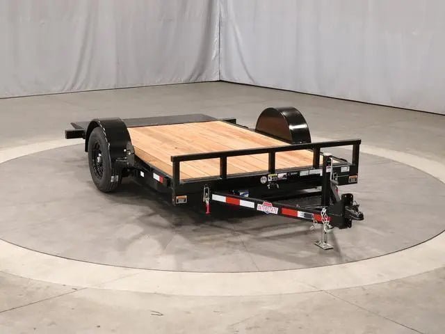 6×10 Heavy-Duty Single-Axle Utility Trailer – Wood Floor & LED Lights