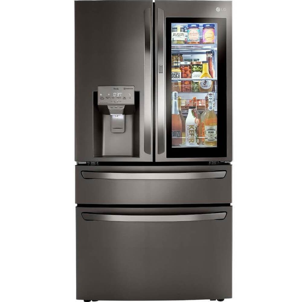 LG LRMVC2306D 23 Cu. Ft. Black Stainless French Door Smart Refrigerator