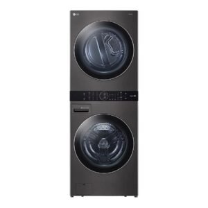 LG WashTower™ 4.5 cu ft High-Efficiency Front Load Washer & 7.4 cu ft Gas Dryer Set, White