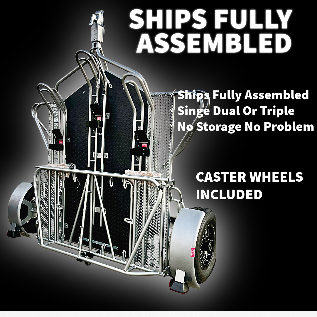 Stand Up Motorcycle Trailer