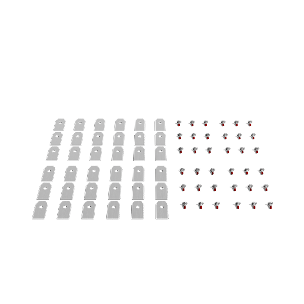 Navimow i105E robot lawn mower replacement blade kit with screws.