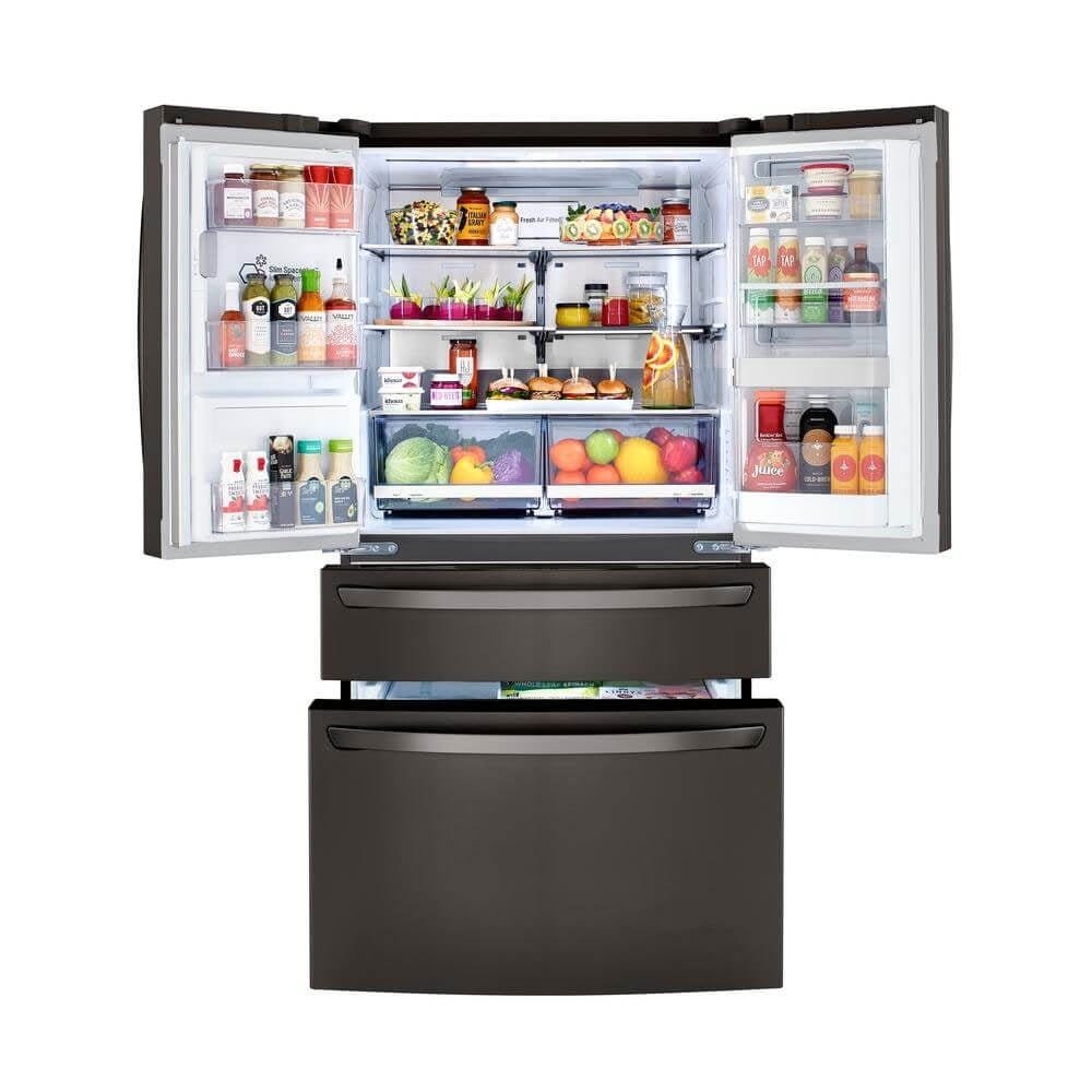 LG 30 Cu. Ft. French Door Refrigerator – 36-Inch Stainless Steel Smart Refrigerator - Image 3