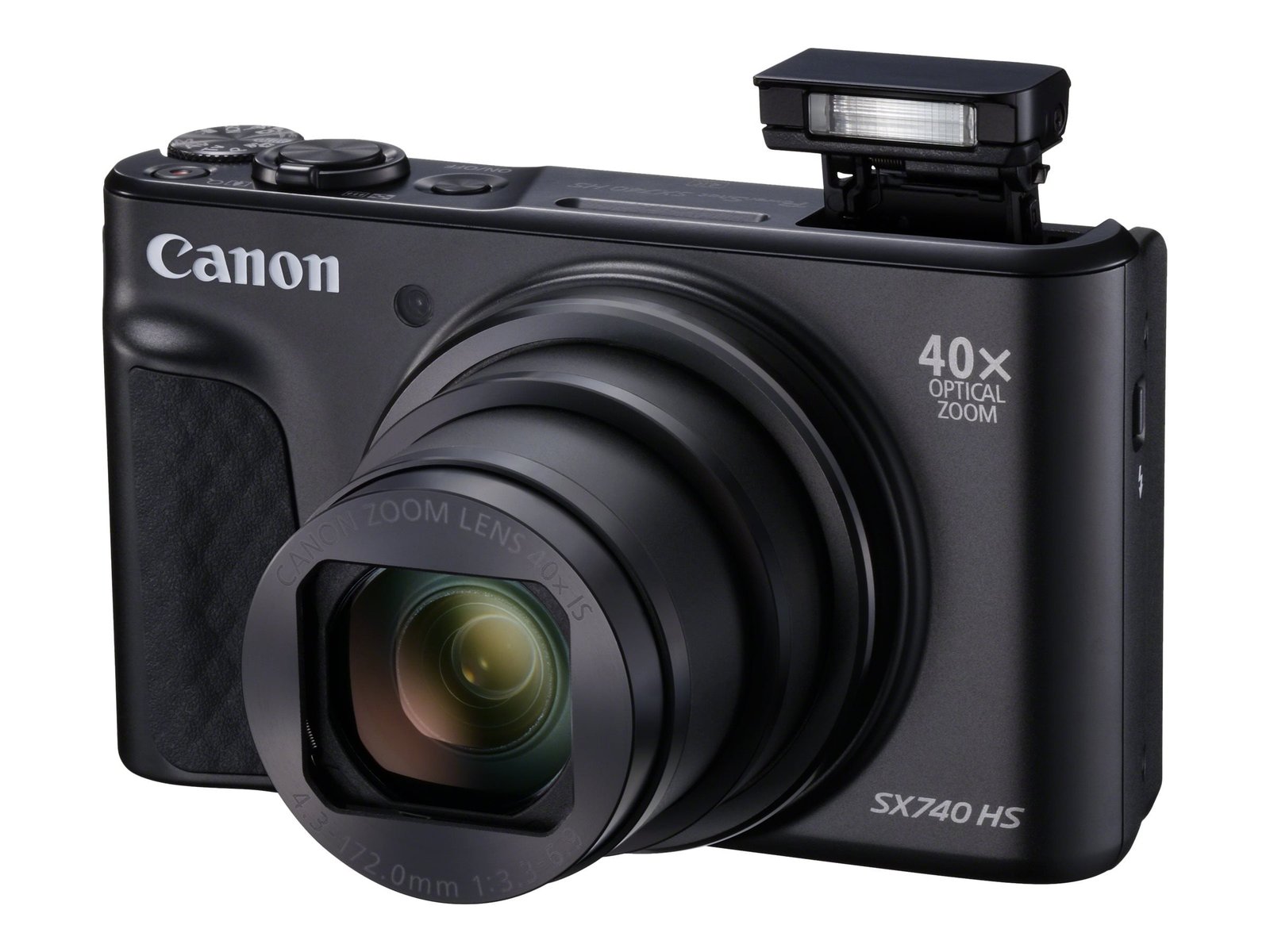 Canon PowerShot SX740 HS Digital Camera, 20.3 Megapixel CMOS Sensor, 40x Optical Zoom, 4K Video, Compact, Black - Image 5