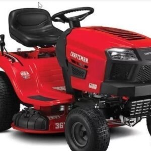 CRAFTSMAN T100 36-Inch Riding Lawn Mower – 11.5 HP Gas Engine